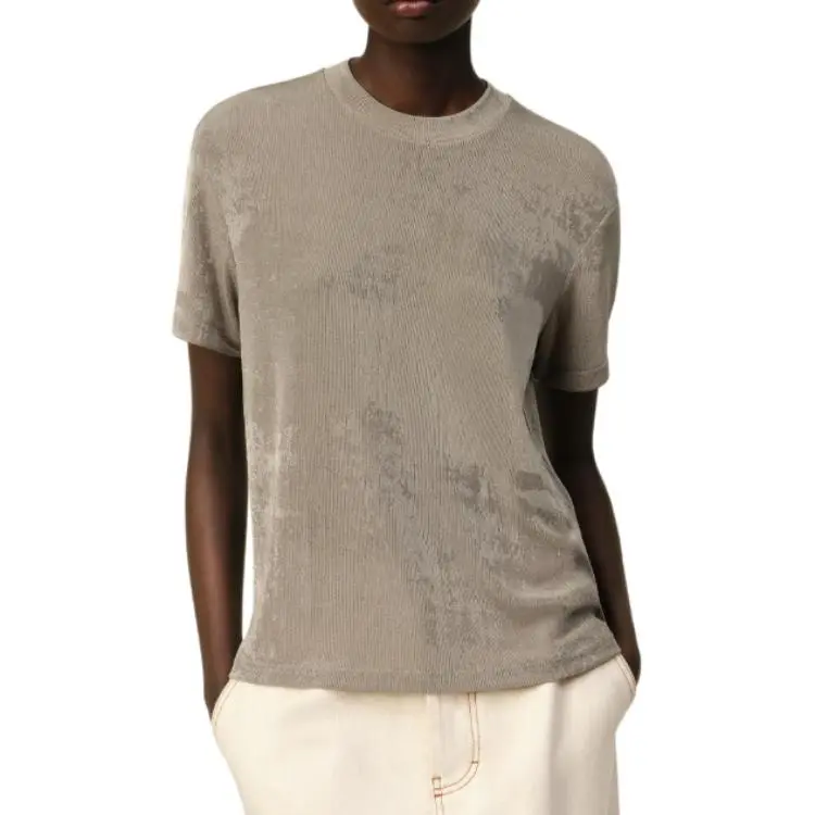 AMIPARIS Paris Rib Jersey Short Sleeve T Shirt-4