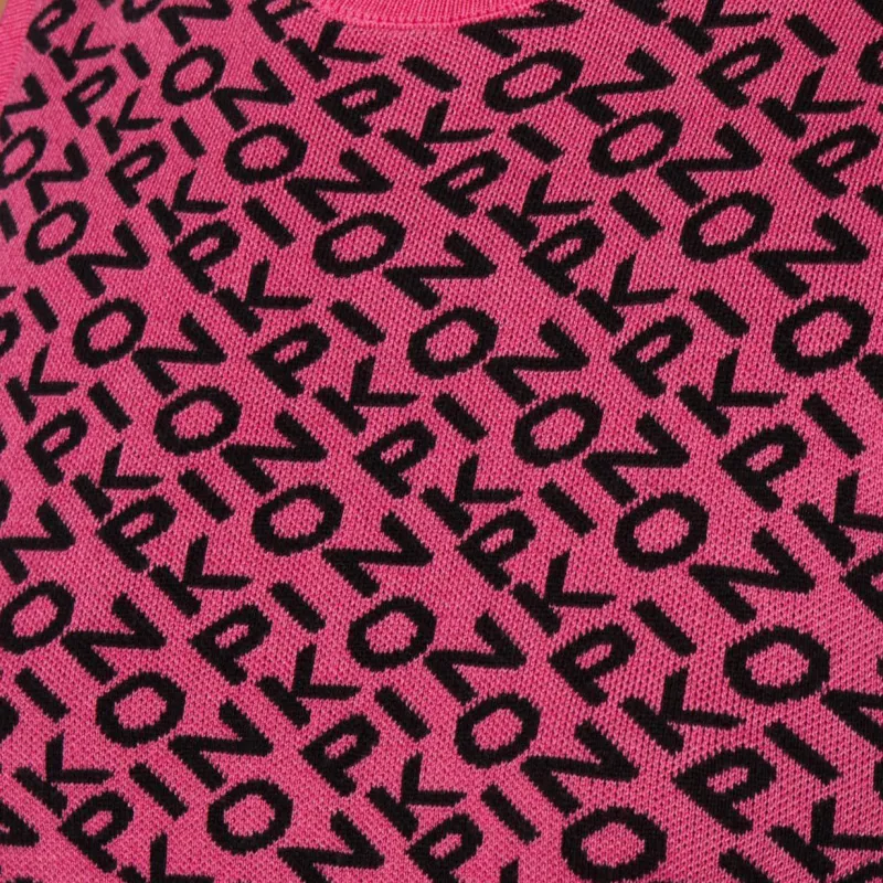 PINKO Logo jacquard Knitted Top-4