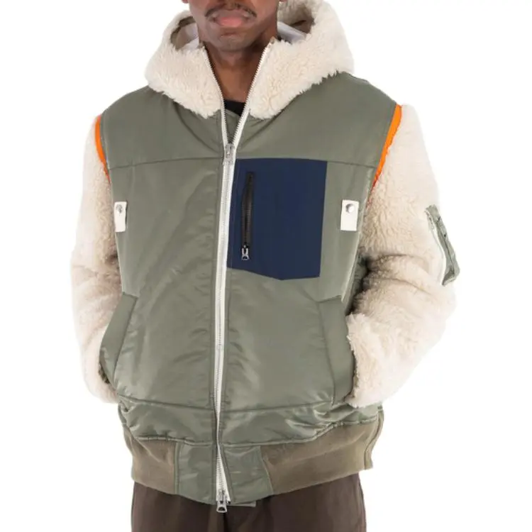 Sacai Panelled Hooded Jacket-2