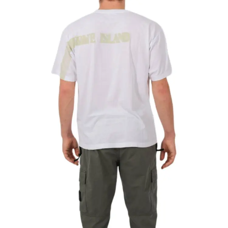STONE ISLAND T Shirt Unisex White-3