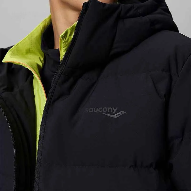 Saucony Down Jacket Men's Jet Black-4