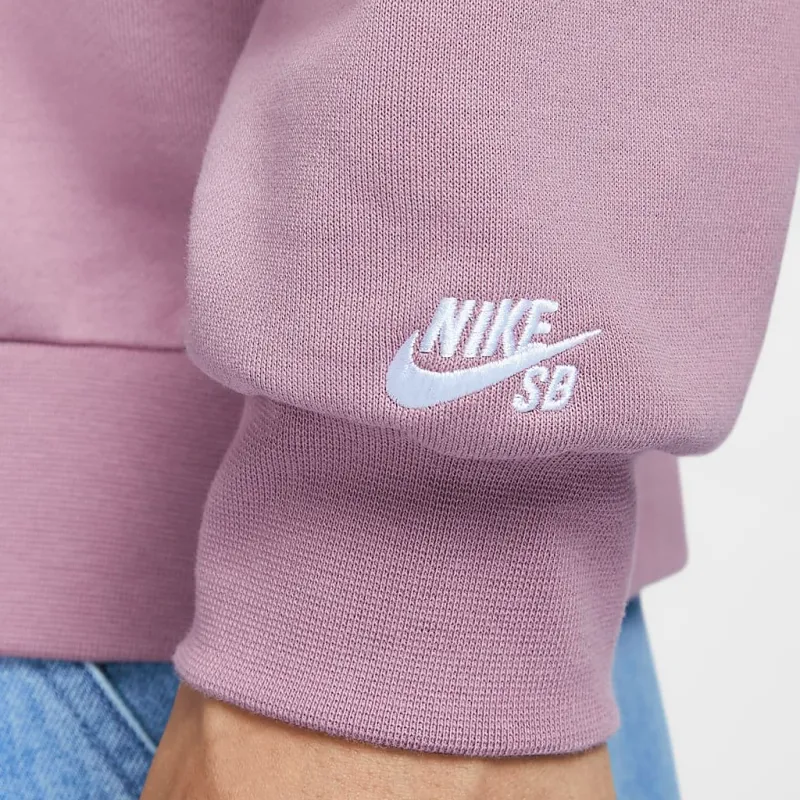 Nike SB Sweatshirt Unisex Gray Purple Red-4