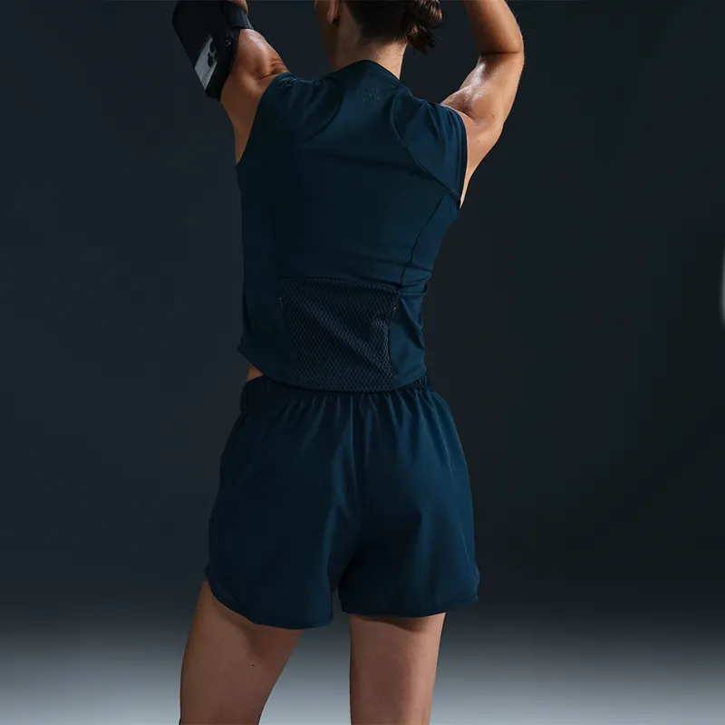 Nike Tempo Women's Dri FIT Mid Rise Brief Lined Running Shorts-5