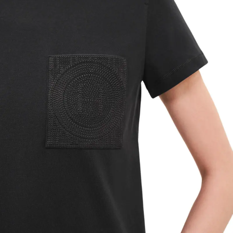 HERMES FW23 Short Sleeved Dresses Women's Black-4