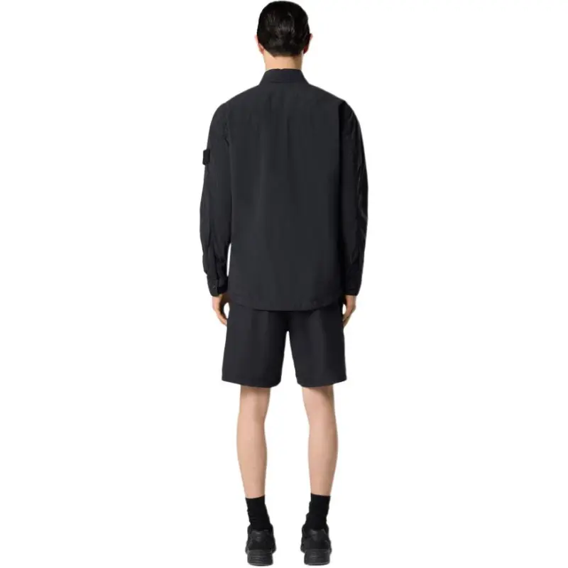 STONE ISLAND Long Sleeved Curved Hem Shirt-2