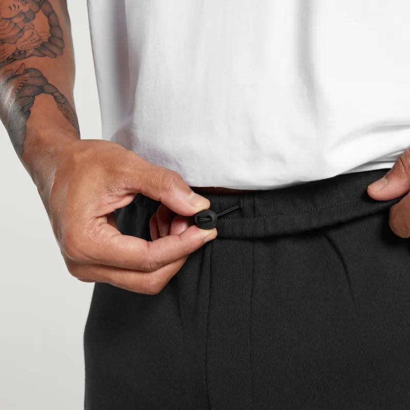 GYMSHARK INTERLOCK TECH Athletic Trousers Men's Black-3