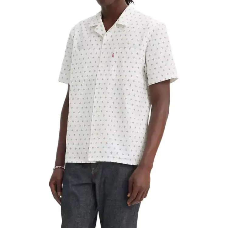 Levis Shirts Men White-3