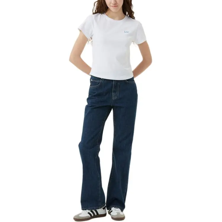 Lee T Shirts Women's White-3