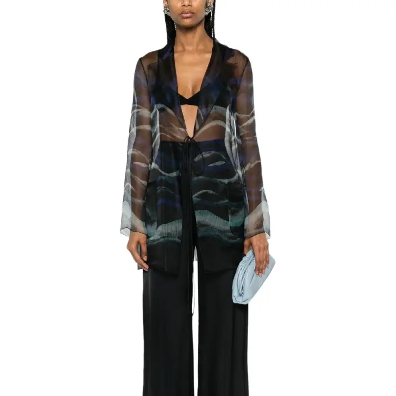 GIORGIO ARMANI All-Over Printed Single-Breasted Jacket-2