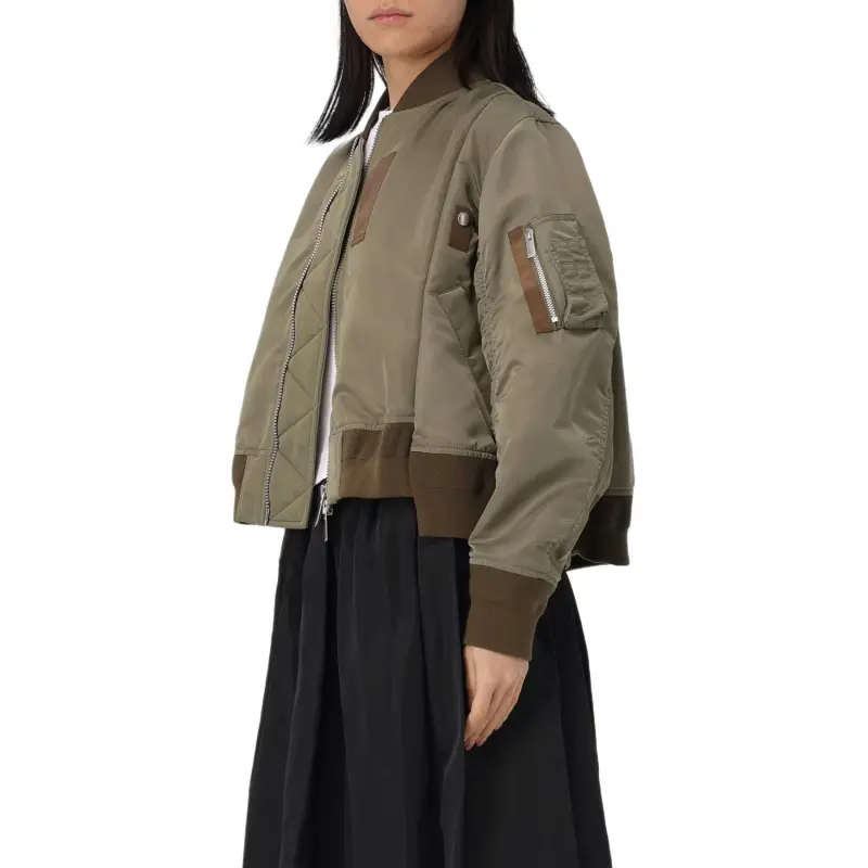 Sacai Zip Up Bomber Jacket-2