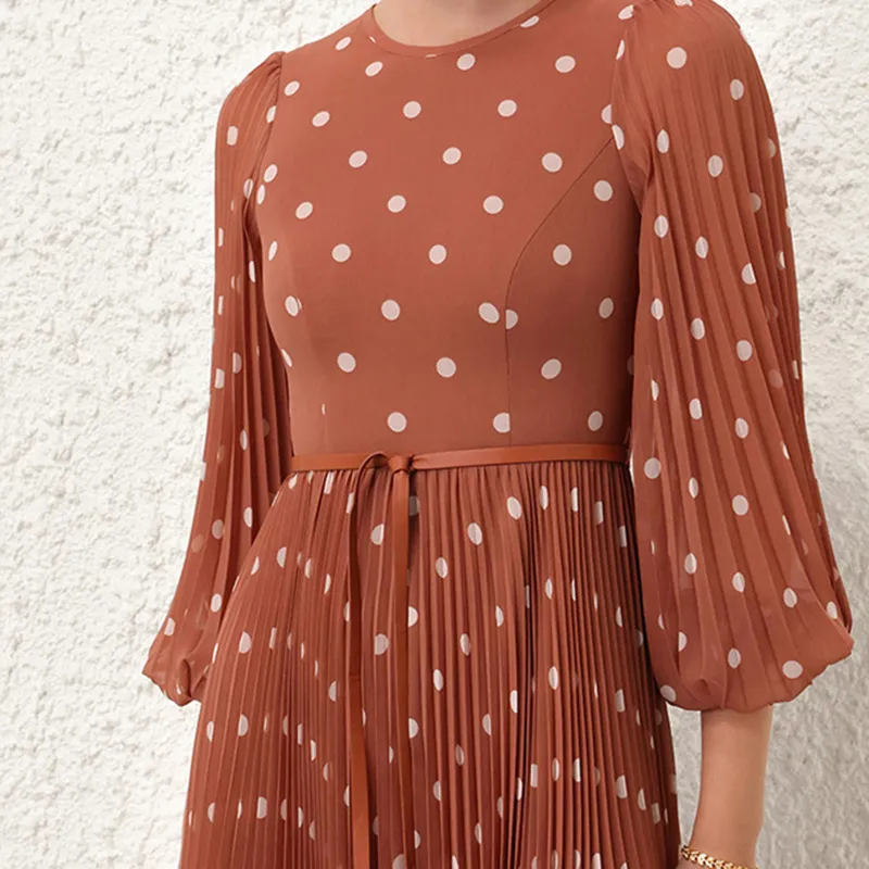 Zimmermann SS24 Long-Sleeved Dresses Women's Chestnut-4