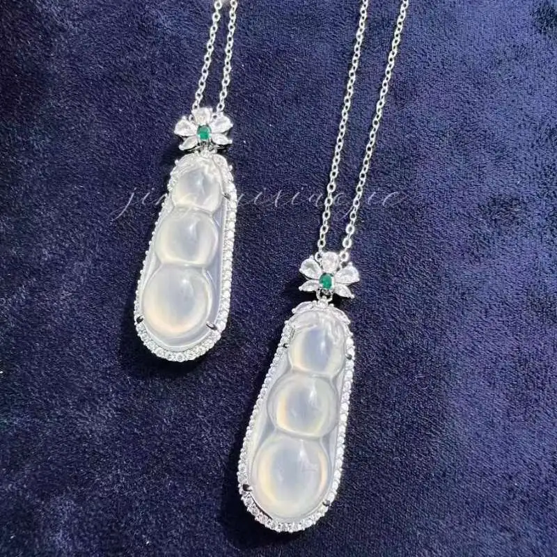 JUNWEN Chalcedony Necklaces Women's-4