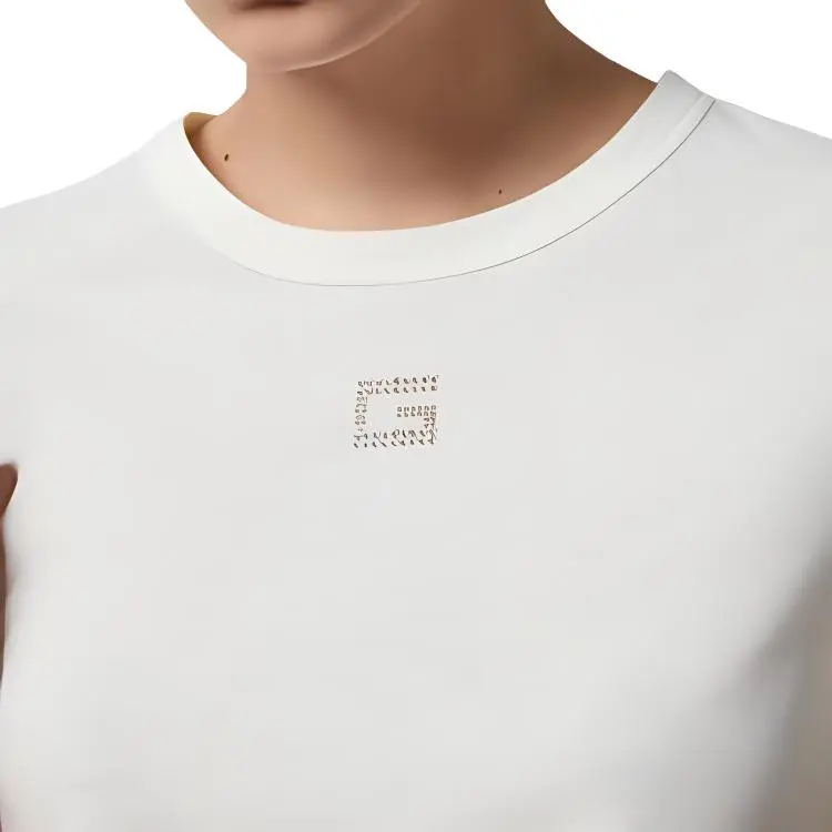 GUCCI Logo Embellished Crewneck T Shirt-5