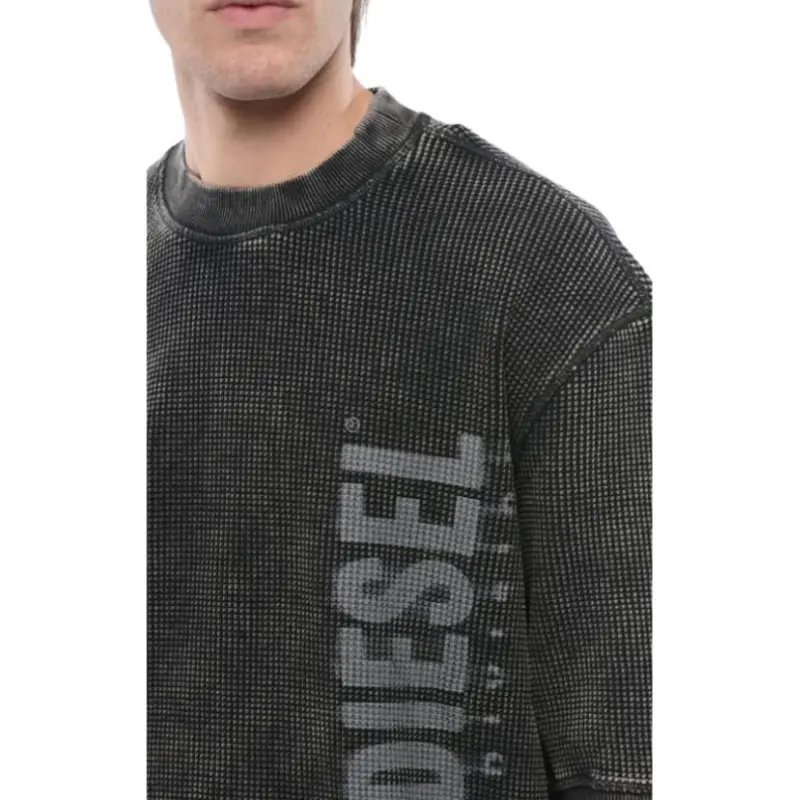 DIESEL T Shirts Men Dark Gray-3