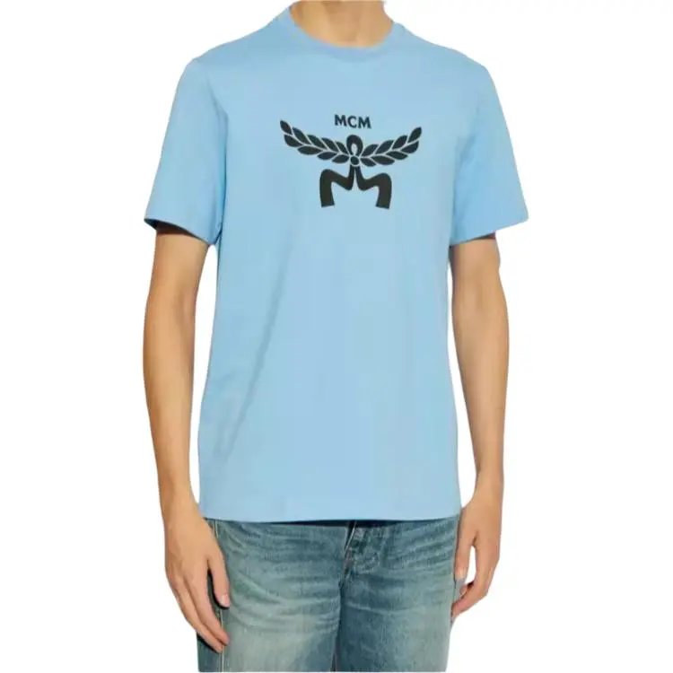 MCM Logo Printed Crewneck T Shirt-2