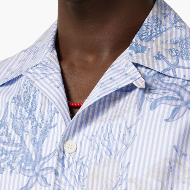 VERSACE Barocco Sea Printed Short Sleeved Shirt-4