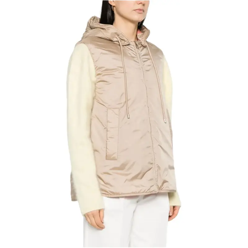 WEEKEND MaxMara Tecla Zip Up Drawstring Gilet-4