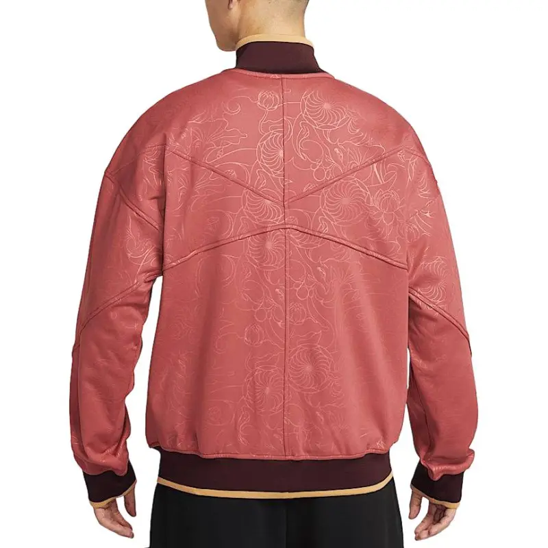 Nike Dri FitAcademy SS25 Pro Anthem Jacket Men's Canyon Rust Orange/Bright Burgundy Red/Club Gold-1