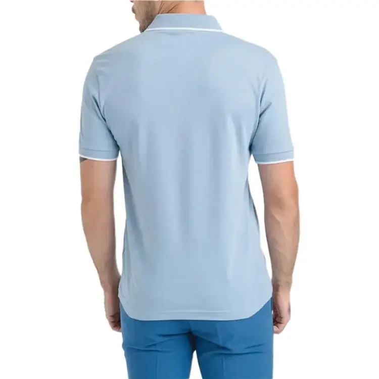 HUGO BOSS Polo Shirt Men's Light Blue-4