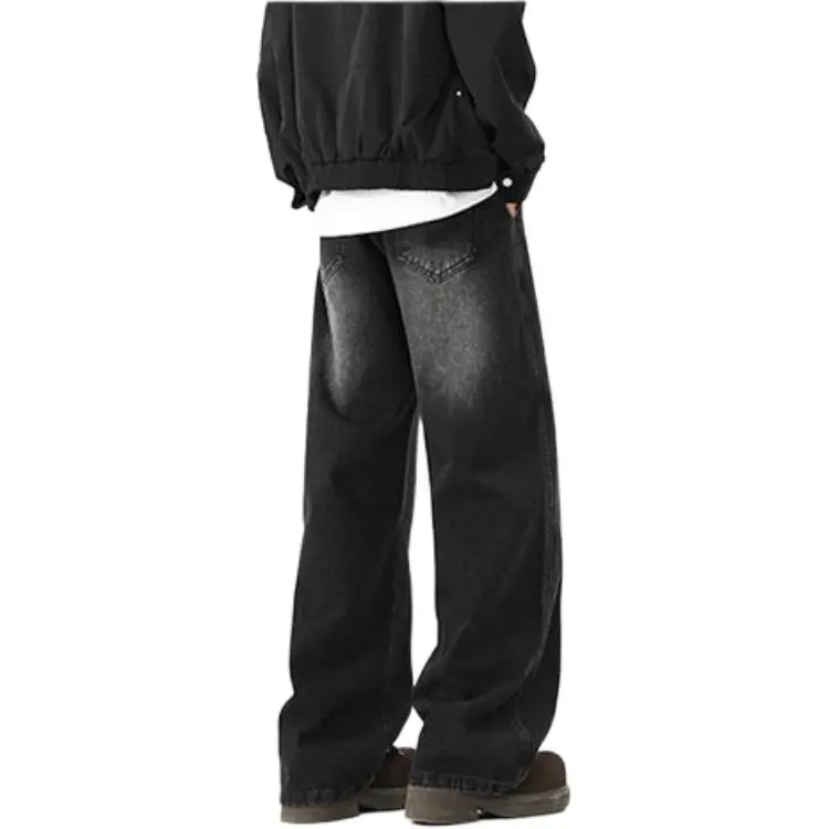 BEAR UNION Jeans Unisex Black Gray Color-2