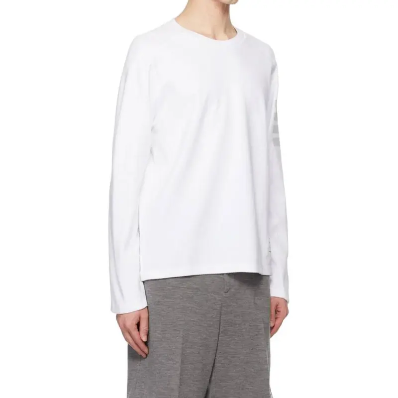 THOM BROWNE 4 Bar Striped Crewneck Sweatshirt-4