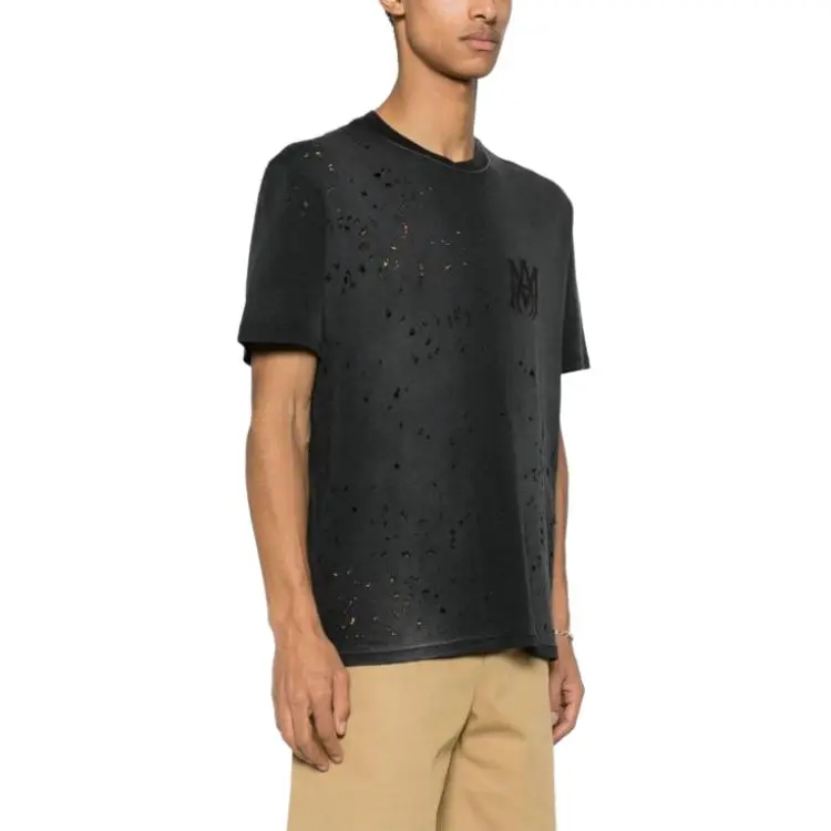 AMIRI Logo Printed Crewneck T Shirt-3