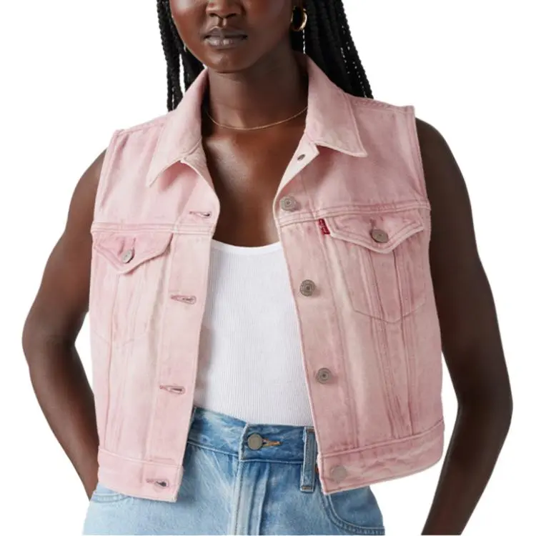 Levis Vests Women's Pink-1