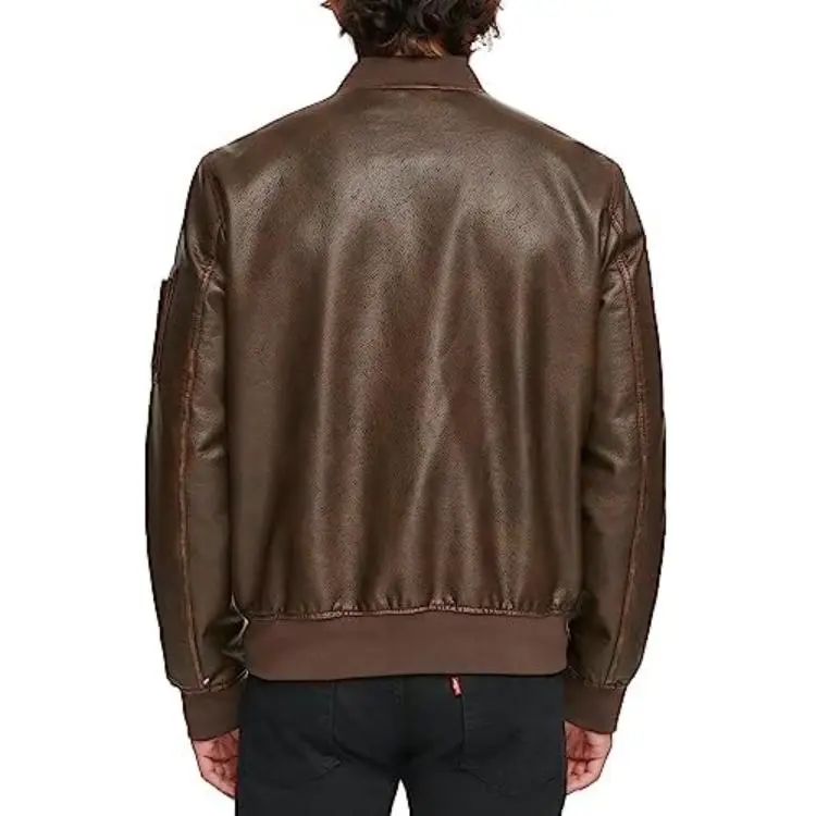 Levis Jackets Men Brown-4