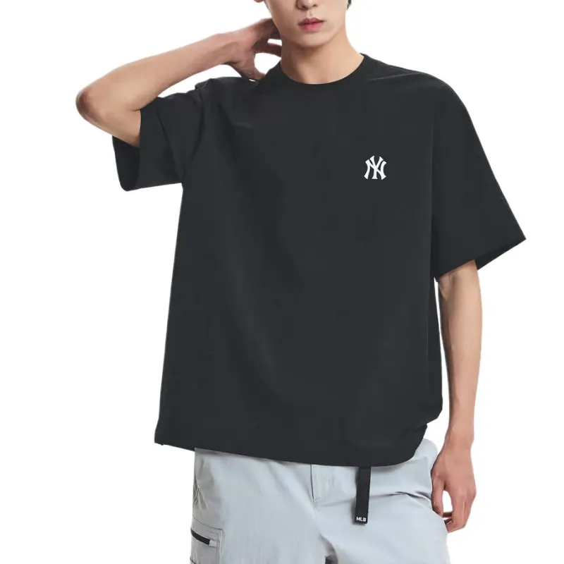 MLB Basic New York YankeesGofcore T Shirt Unisex Black-2