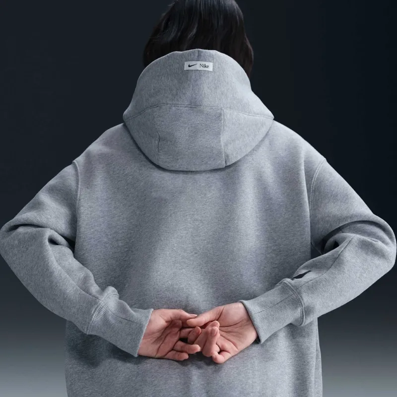 Nike PHNX FLC OS HDY Sweatshirt Women's Gray-2