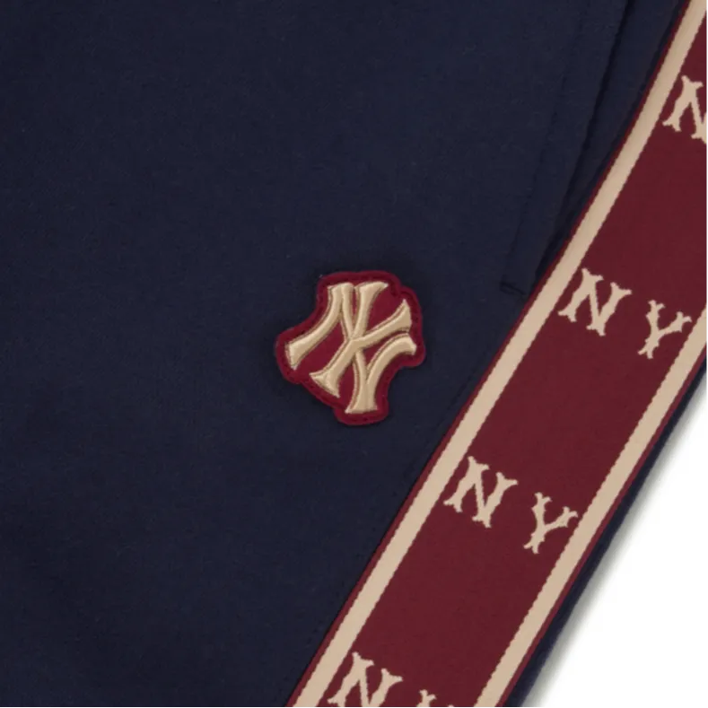 MLB Knitted Sports Pants Unisex Navy Blue-2