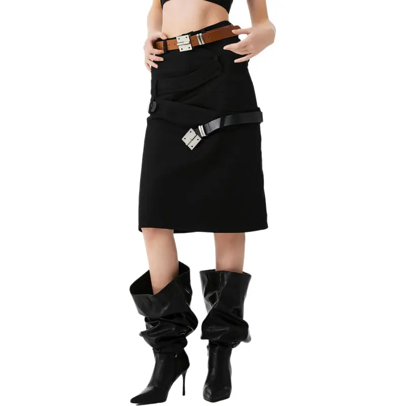 YJ1NGZYZJ Cargo Short Skirts Women's-2