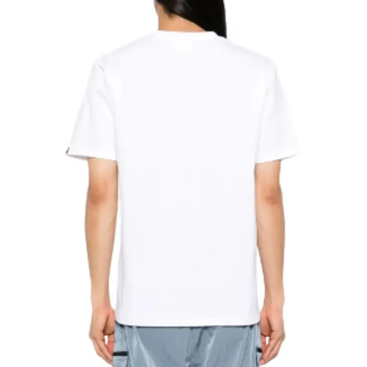 A BATHING APE Logo patch T shirt-2
