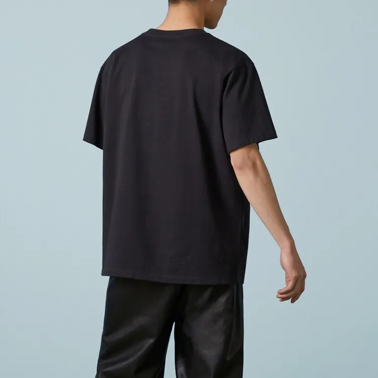 GUCCI Drop Shoulder Sleeve T-Shirt Men's Black-4