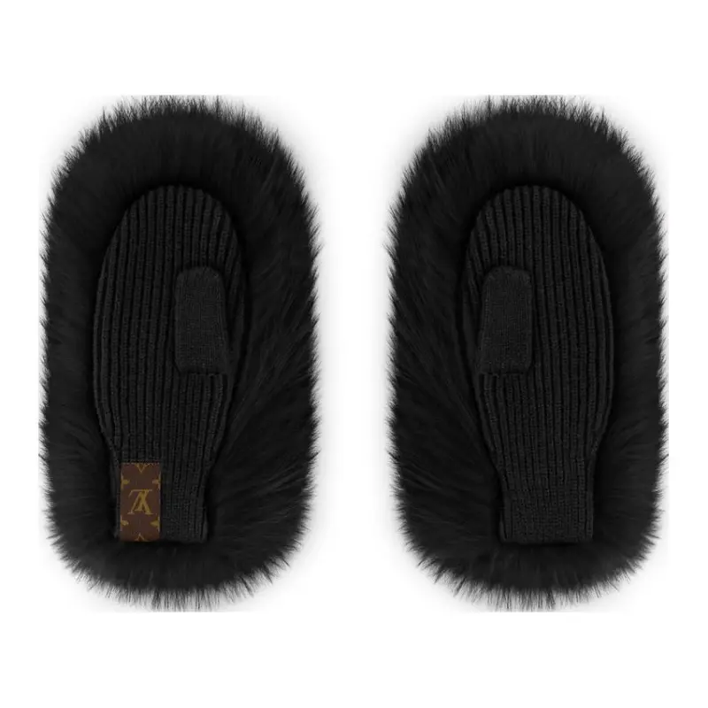 LOUIS VUITTON M7890A Fur Mittens-1