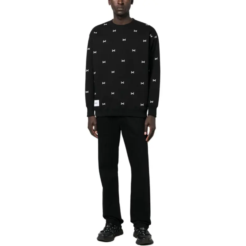 WTAPS Crossbones Crewneck Sweatshirt-1
