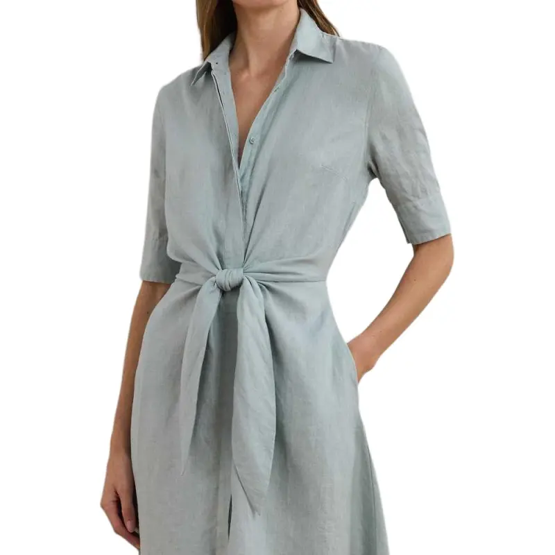LAUREN RALPH LAUREN SS25 Short Sleeved Dress Women's Green-4