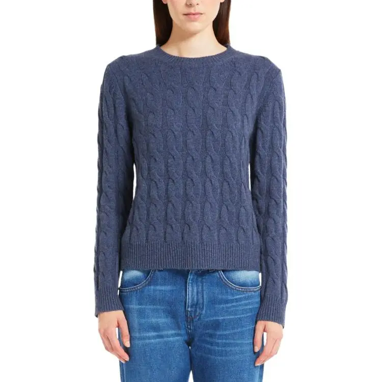 MaxMara Cashmere Sweaters Women's Blue-2
