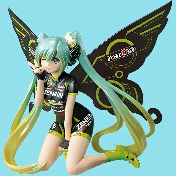 BANPRESTO Hatsune Miku Glass Factory Chronology Racing Future 2017 Team UKYO Support Bonus Gifts-3