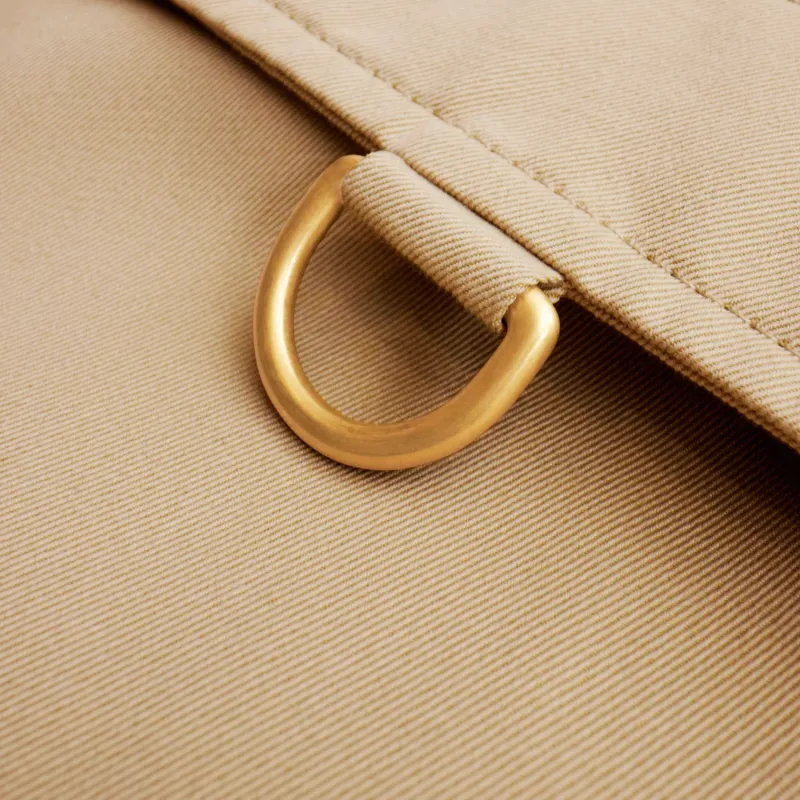 Burberry Short Kensington Heritage Cotton Trench Coat-6