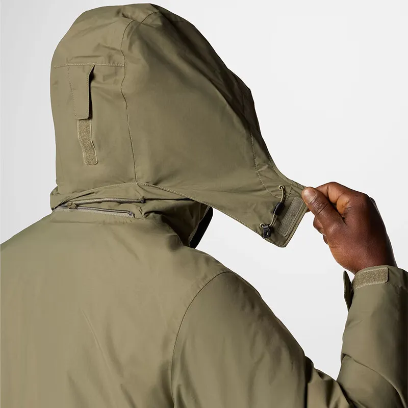 Columbia Water-Resistant Windproof Wear-Resistant Warm Windbreaker Jacket Men's Olive-4