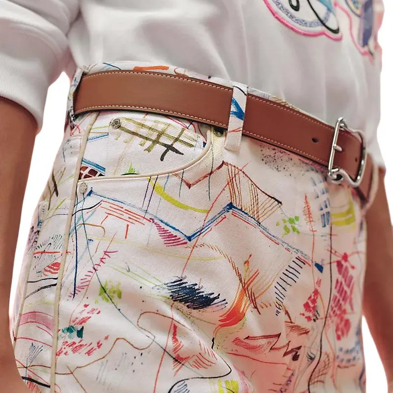 HERMES SS23 Casual Shorts Women's White-4
