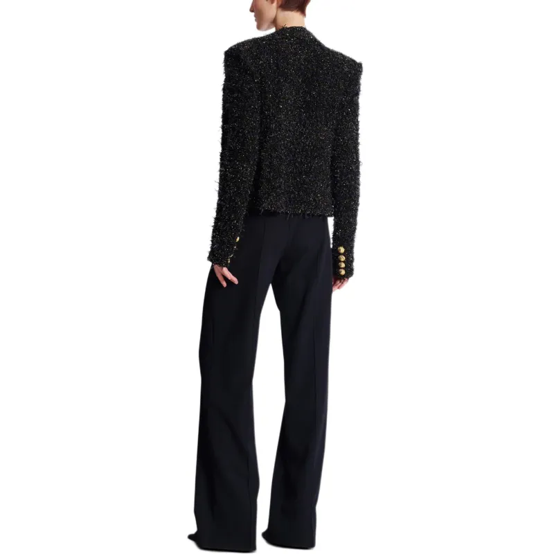 BALMAIN Edge To Edge Tweed Jacket-3