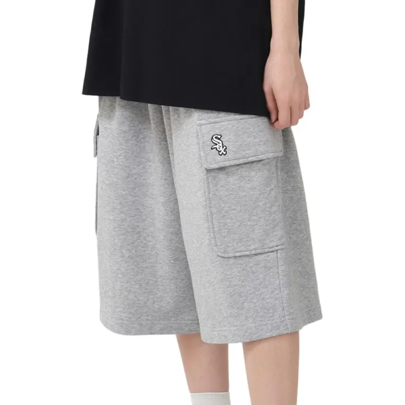 MLB SS25 Cargo Shorts Unisex Heather Gray-2