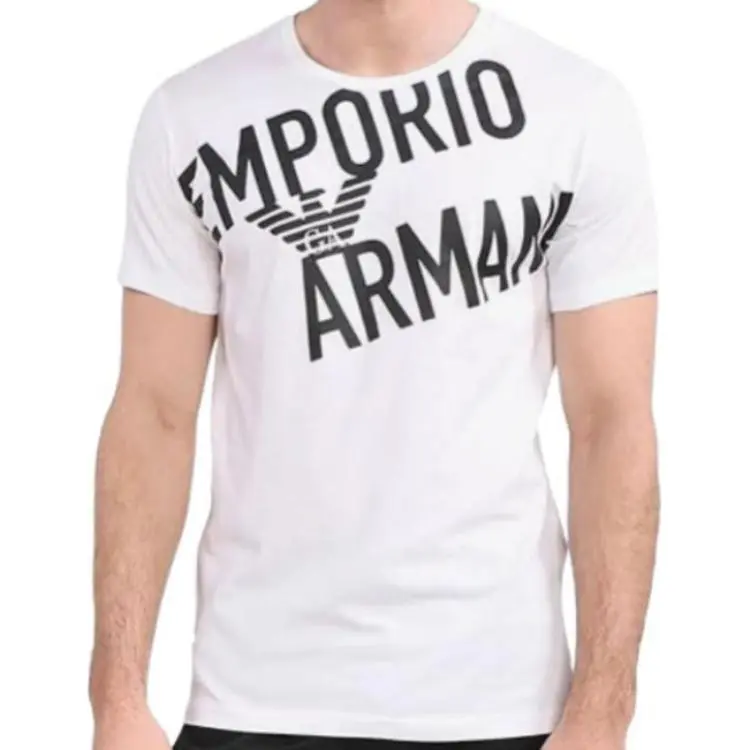 EMPORIO ARMANI SS23 T Shirt Men's White-3