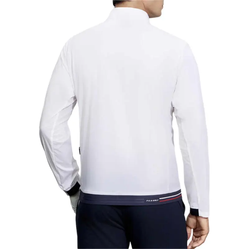 FILA Golf Series Woven Coat Men's Jade White-3