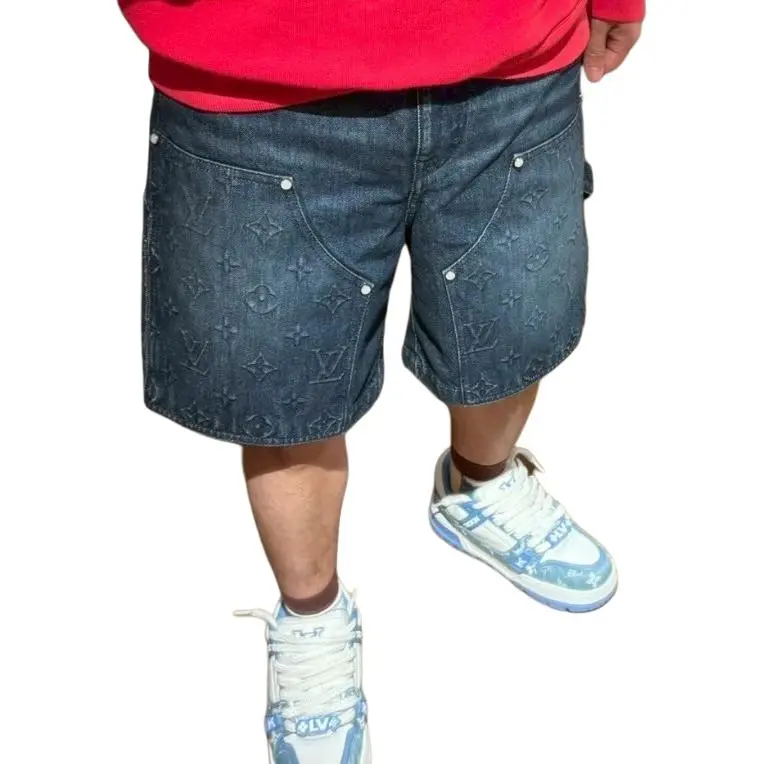 LOUIS VUITTON Denim Workwear Shorts-2