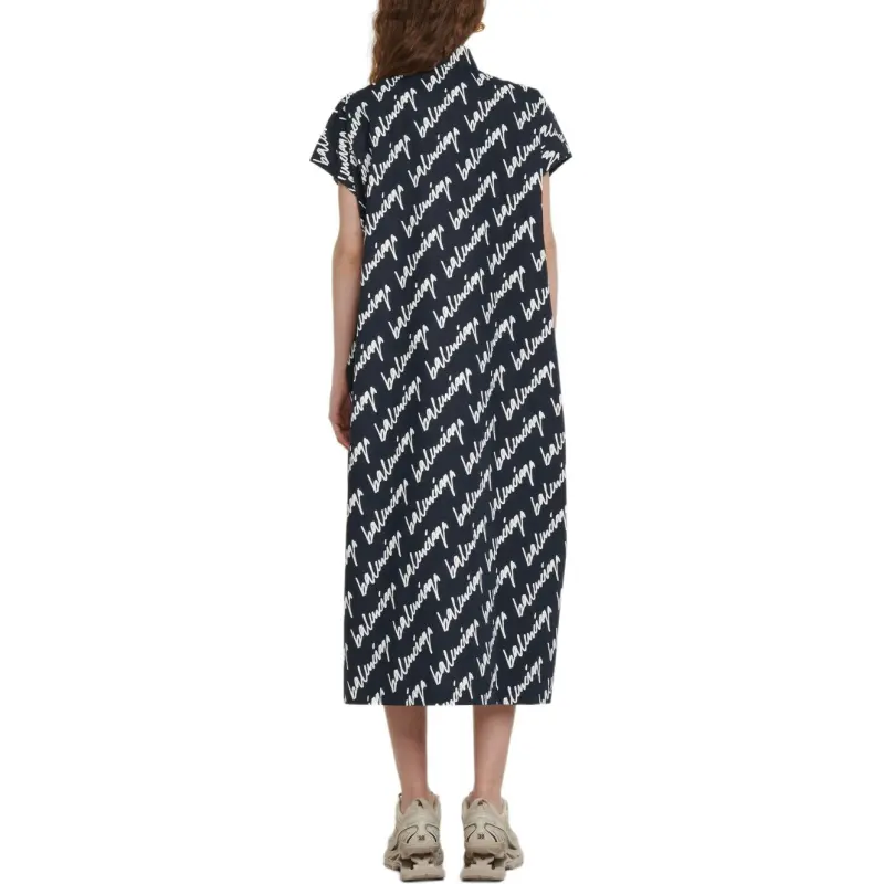Balenciaga SS22 Sleeveless Dress Women's Blue-3