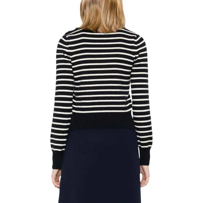 AMIPARIS Button Embellished Crewneck Knitted Jumper-4