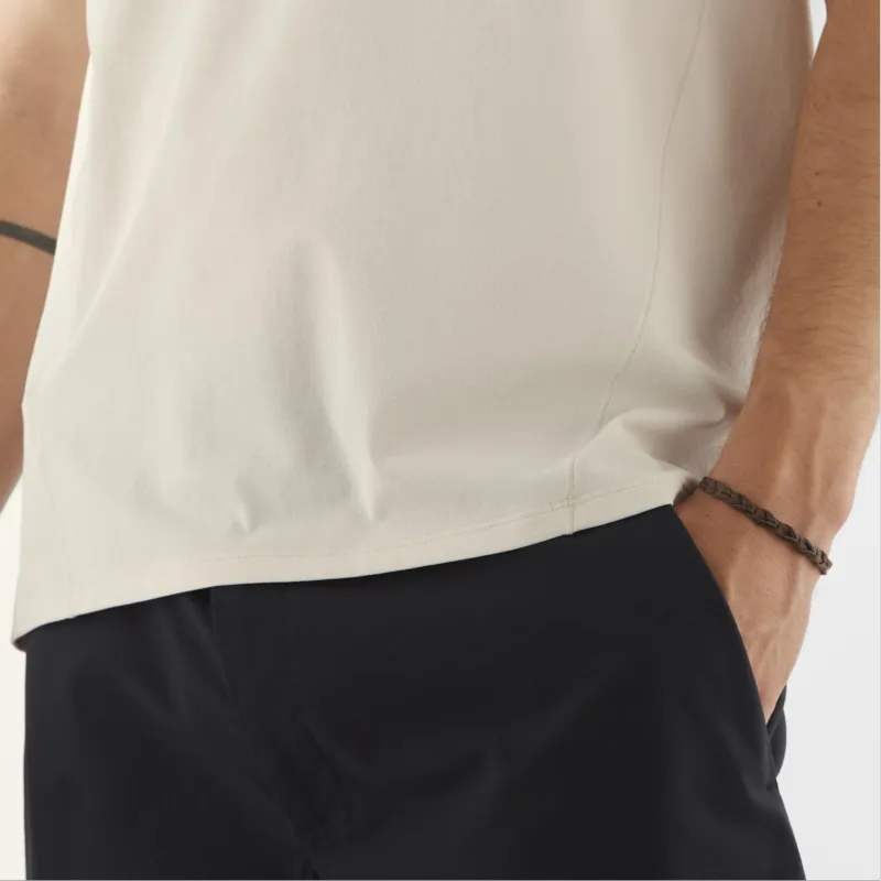 SALOMON Polo Shirts Men Ecru-4